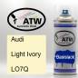 Preview: Audi, Light Ivory, LO7Q: 400ml Sprühdose, von ATW Autoteile West.